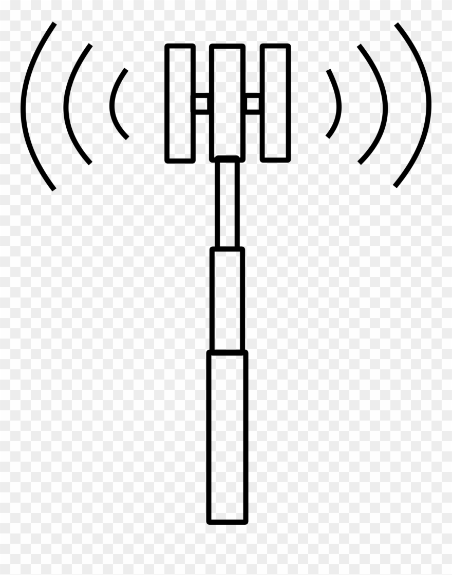 880x1121 Download Free Png Clipart Cell Tower Cell Phone Tower Icon Png