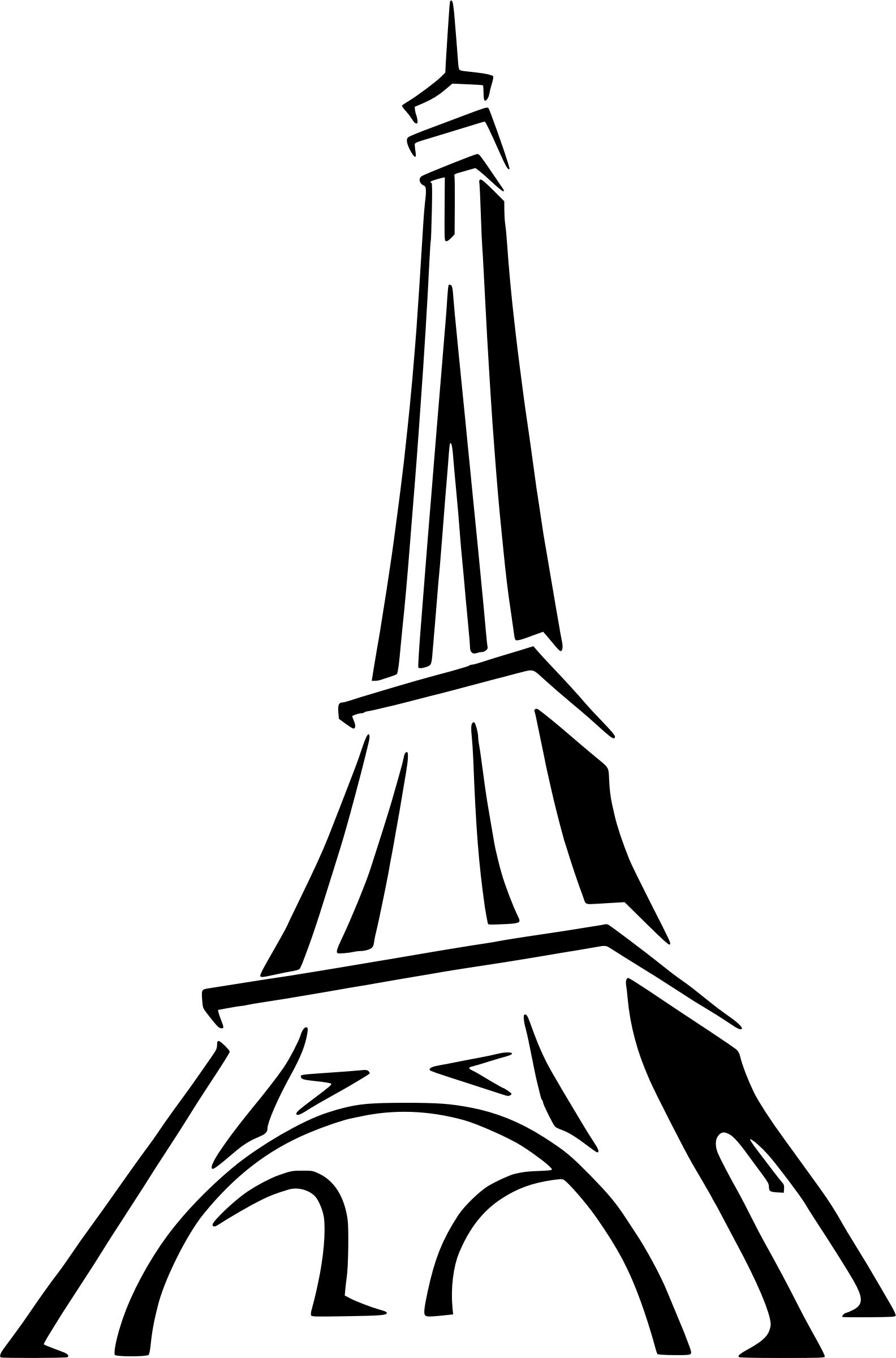 1584x2400 Eiffel Tower Icons Png