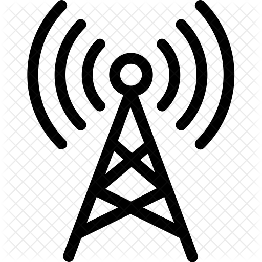 512x512 Wifi Tower Icon Of Line Style
