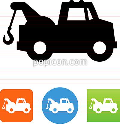 400x412 Towing Truck Icon