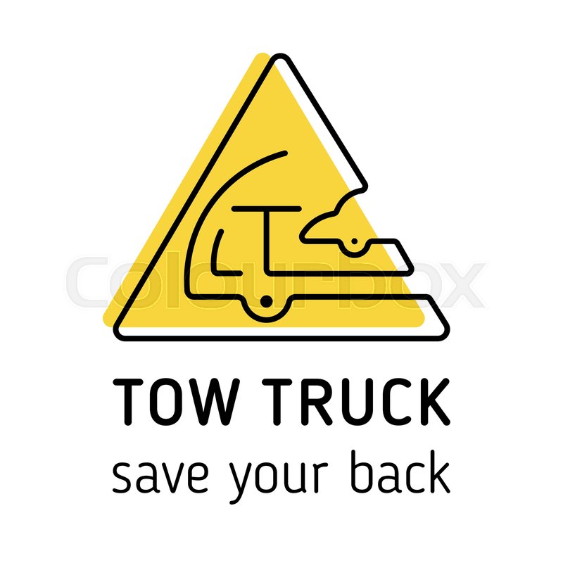 800x800 Towing Truck Icon Vector Towing Truck Stock Vector Colourbox