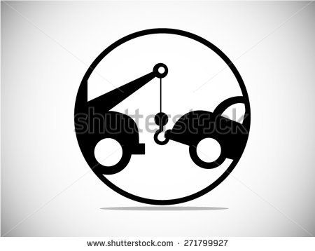 450x358 Car Towing Truck Icon Vector Illustration Icon Truck Icon