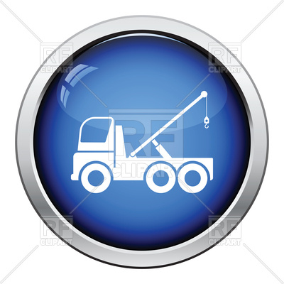 400x400 Car Towing Truck Icon Vector Image Of Signs, Symbols, Maps
