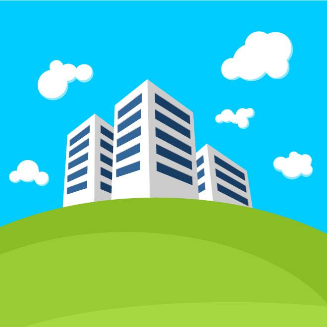 660x660 Town Icon Vector