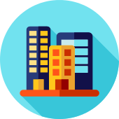 170x170 Office Block Town Png Icon