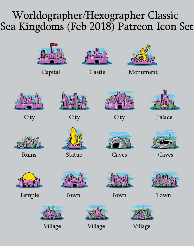 750x950 Hexworldographer Classic Style Sea Kingdom World Map Icons