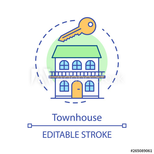 500x500 Townhouse Concept Icon