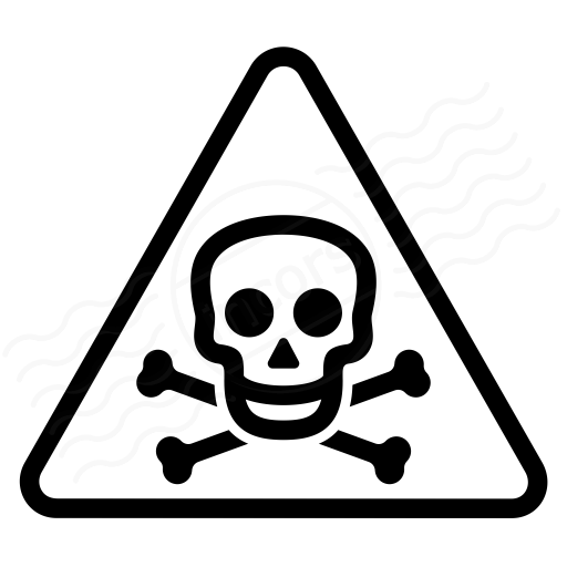 512x512 Download Free Png Sign Warning Toxic Icon