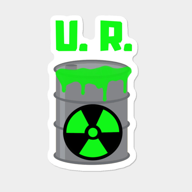 650x650 U R Toxic Icon Sticker