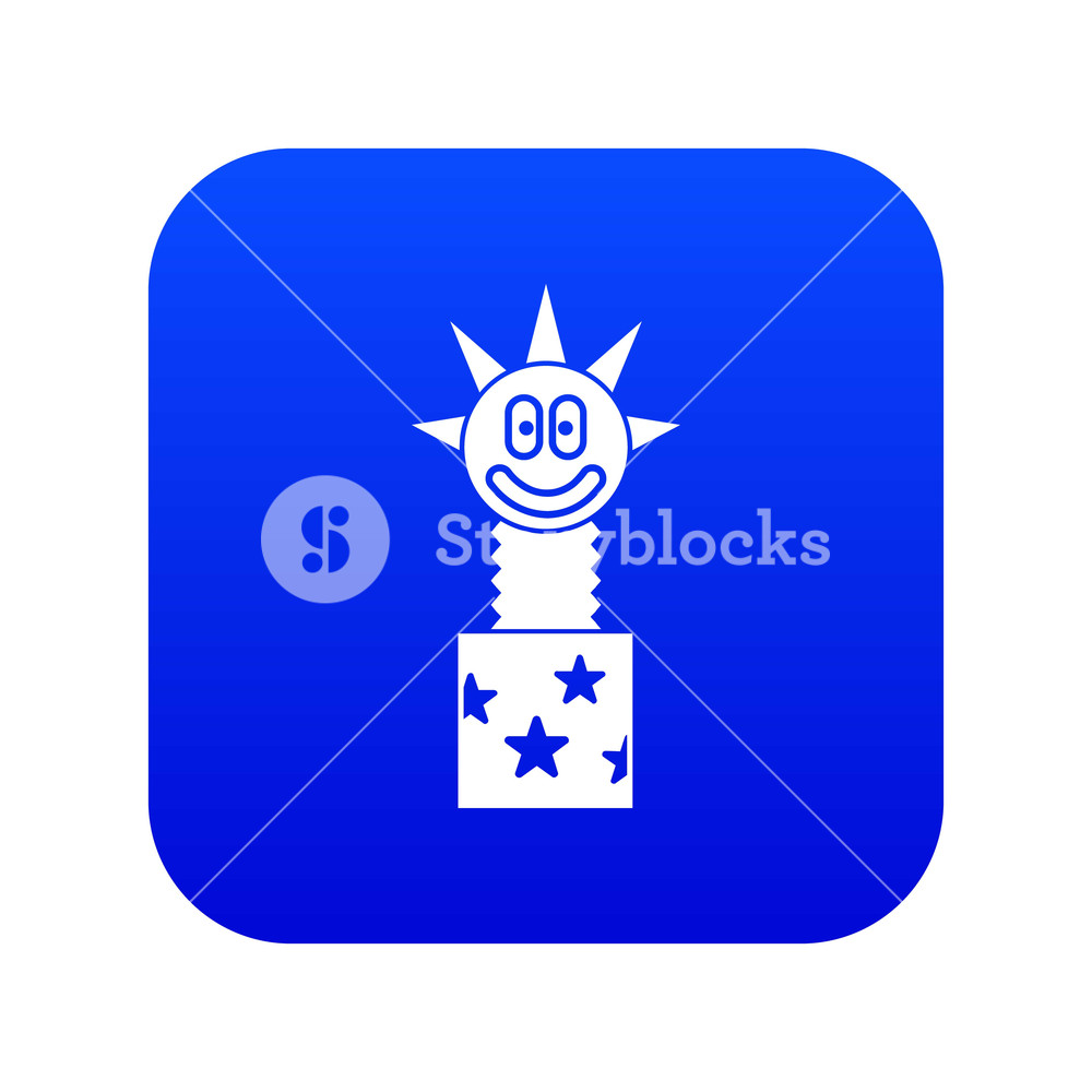 Toy Jumping Out Of Box Icon Digital Blue For Any Design Isolated 1000x1000 Toy Jumping Out Of Box Icon Digital Blue For Any Design Isolated