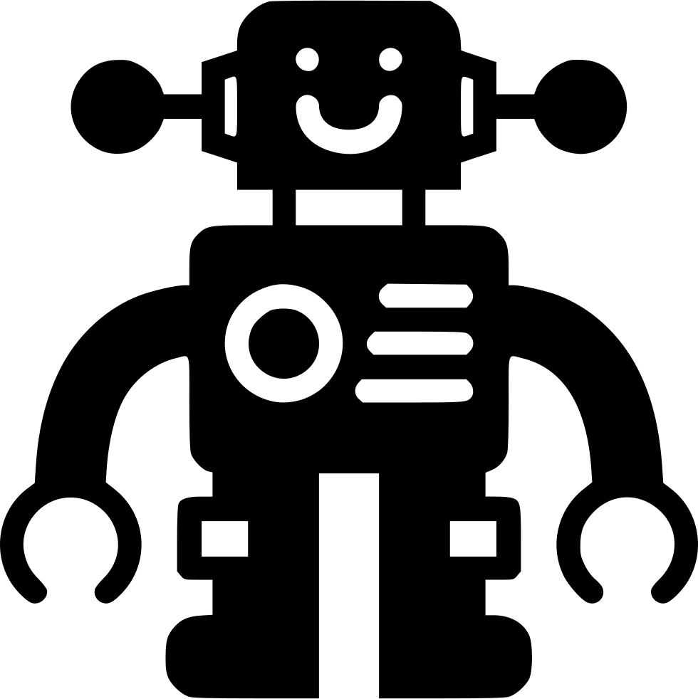 980x982 Hd Clipart Free Toy Robot Png Icon Free Download