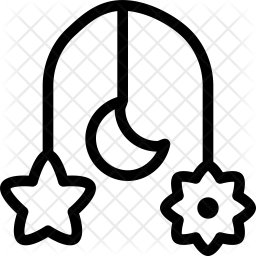 256x256 Baby Toy Icon Of Line Style