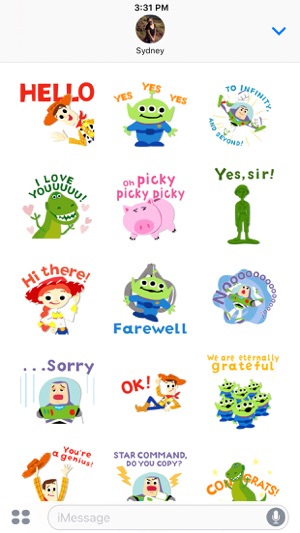 300x533 Pixar Stickers Toy Story On The App Store