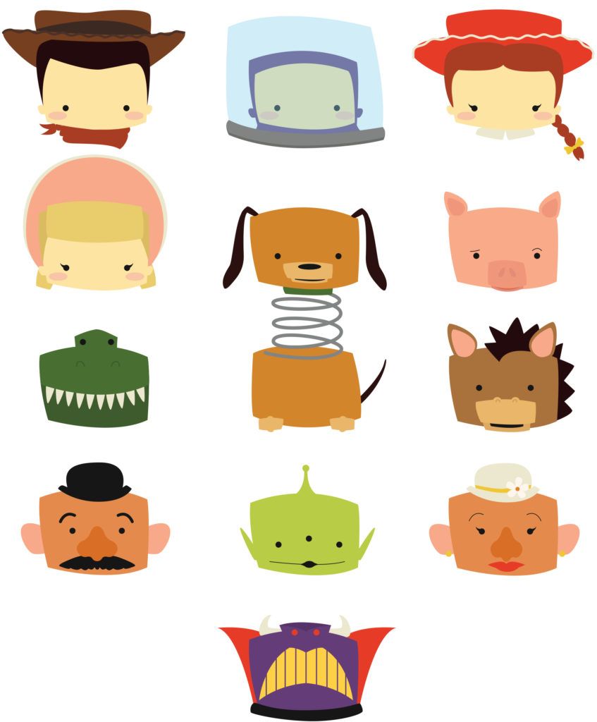 847x1024 Toy Story Icons