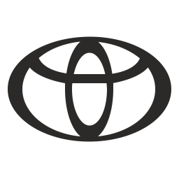 256x256 Toyota Logo Icon Of Glyph Style
