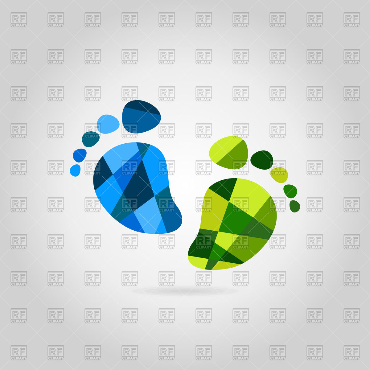 1200x1200 Children Feet Trace Icon Vector Image Of Icons And Emblems