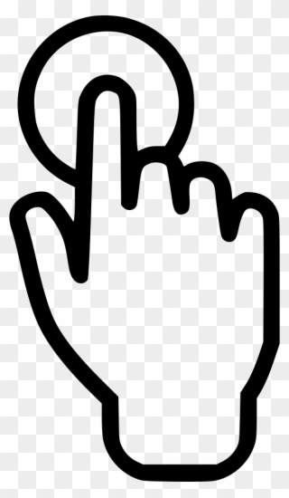 320x550 Fingers Clipart Touch Screen