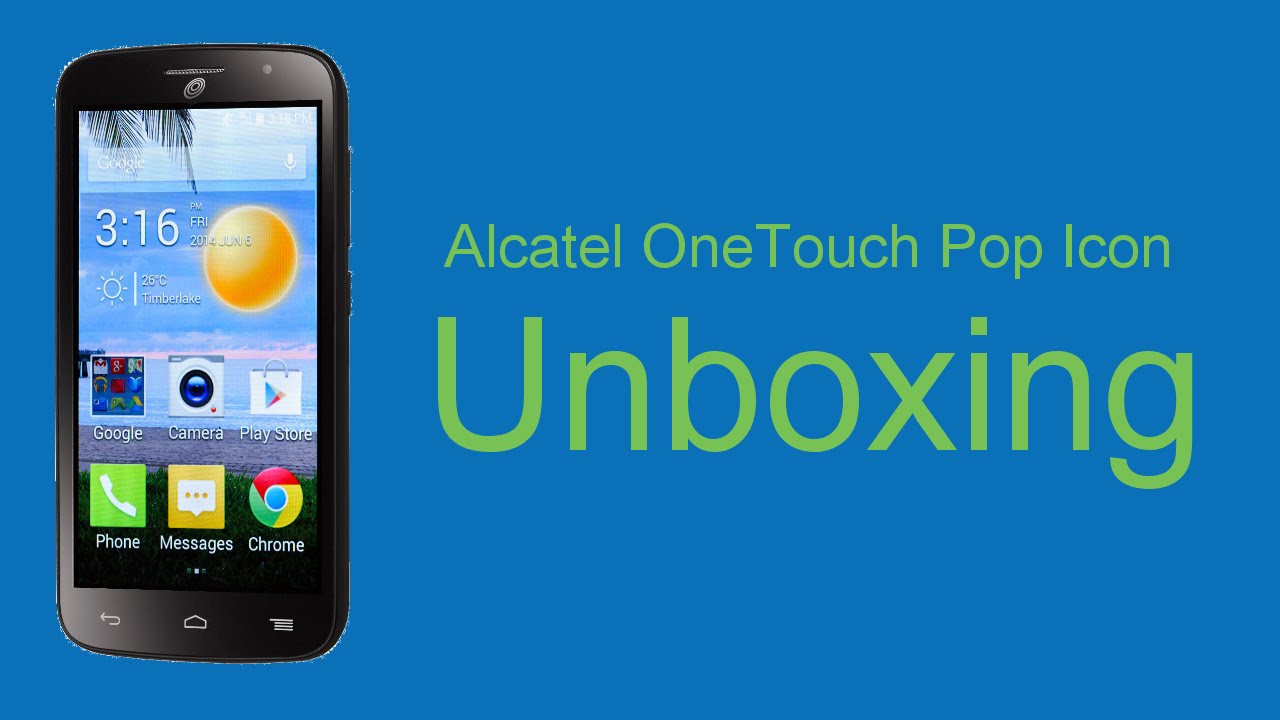 1280x720 Tracfone Alcatel Onetouch Pop Icon Unboxing