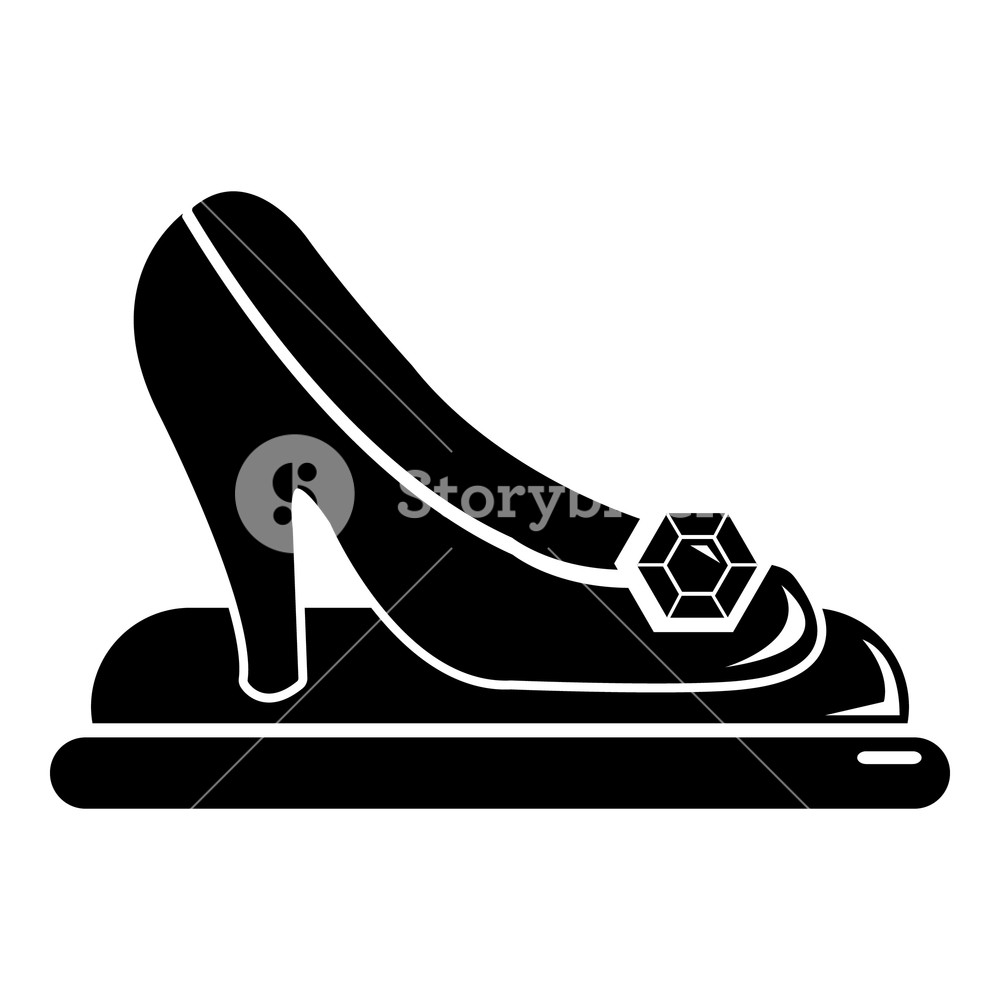 1000x1000 Princess Shoes Icon Simple Illustration Of Princess Shoes Vector