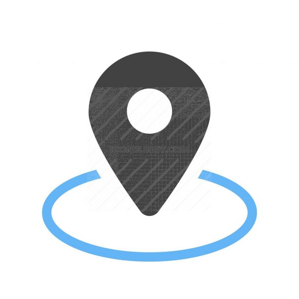 600x600 Tracking Blue Black Icon