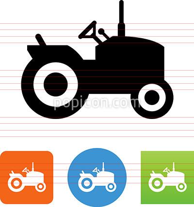 400x428 Farming Tractor Icon