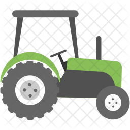 256x256 Tractor Icon Of Flat Style