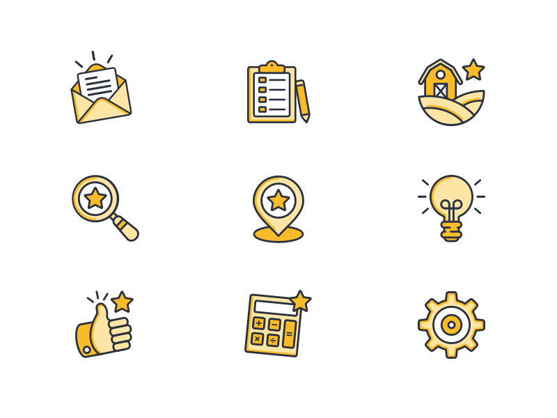 800x600 Land Trader Icon Set