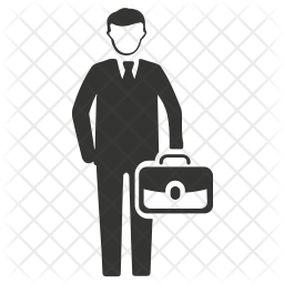 256x256 Trader Icon Of Glyph Style