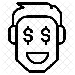 256x256 Trader Icon Of Line Style
