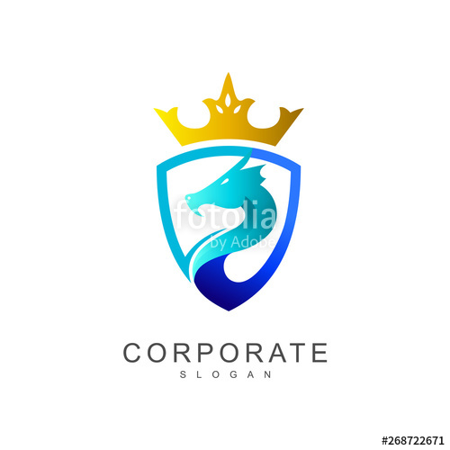 500x500 Dragon Logo Martial Arts Logo + Traditional Icon + Dragon Logo