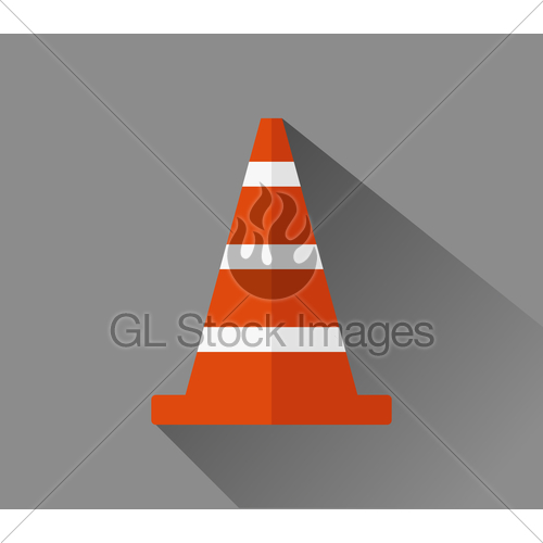 500x500 Traffic Cone Icon Gl Stock Images