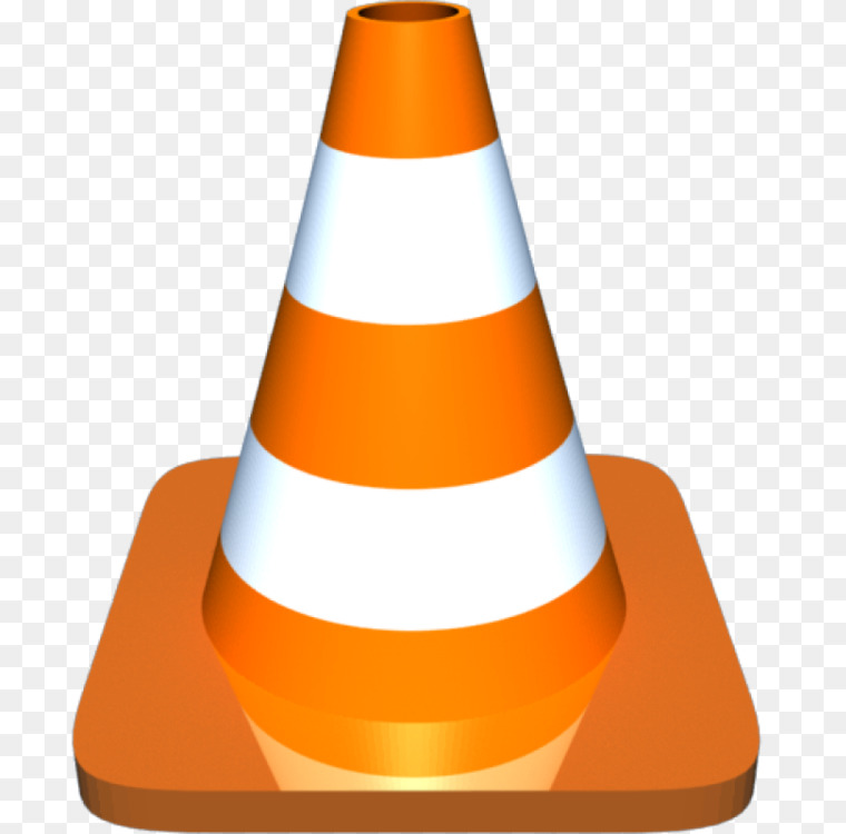 Traffic Cone Icon Media Player at Collection of
