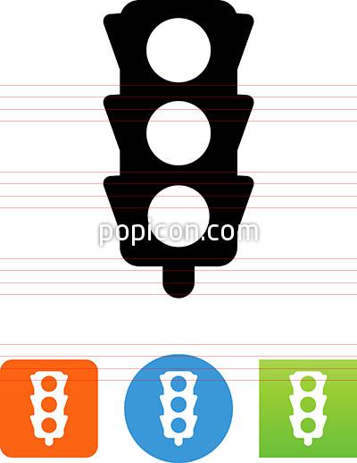 400x518 Traffic Light Icon