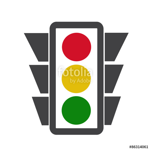 500x500 Traffic Light Icon Stock Image And Royalty Free Vector