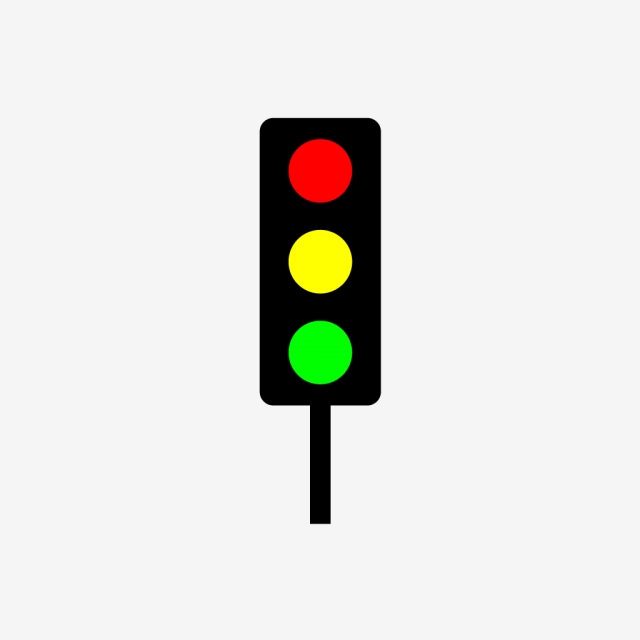 640x640 Vector Traffic Signal Icon, Signal, Traffic, Traffic Lights Png