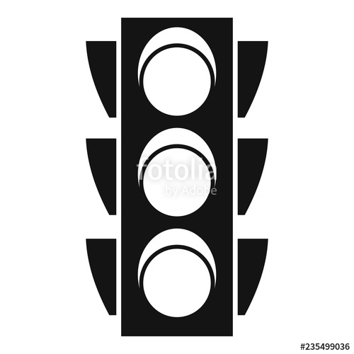 500x500 Regulation Traffic Lights Icon Simple Illustration Of Regulation