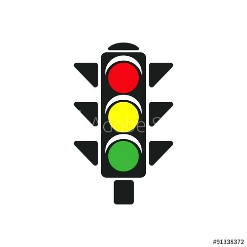 500x500 The Traffic Light Icon Stoplight And Semaphore Crossroads Symbol