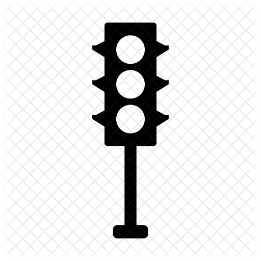 512x512 Traffic Light Icon Of Glyph Style