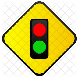 256x256 Traffic Light Icon Of Flat Style