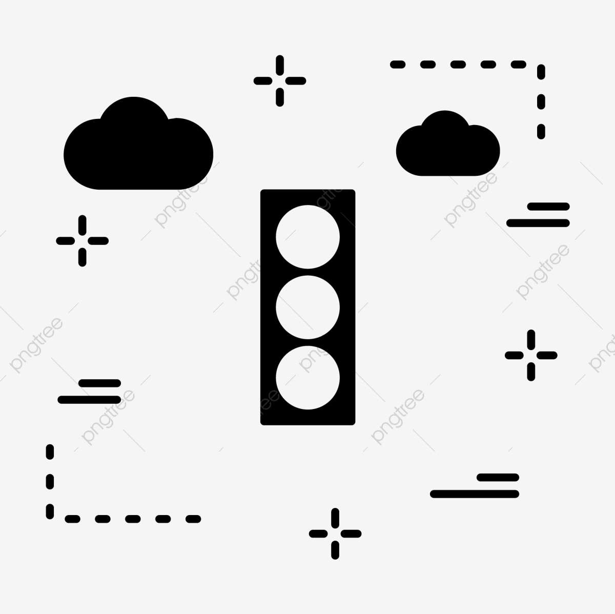 1200x1198 Vector Traffic Signal Icon, Signal, Traffic, Traffic Lights Png