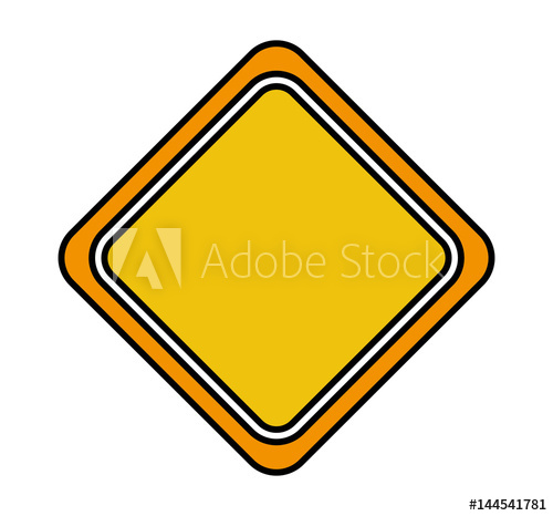 500x466 Diamond Traffic Signal Icon Vector Illustration Design