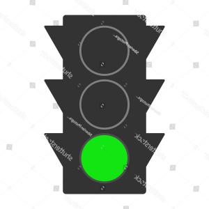 300x300 Green Traffic Light Signal Icon Vector Catchsplace