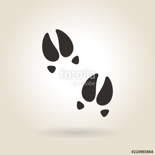 500x500 Icon Pig Trail Stock Image And Royalty Free Vector