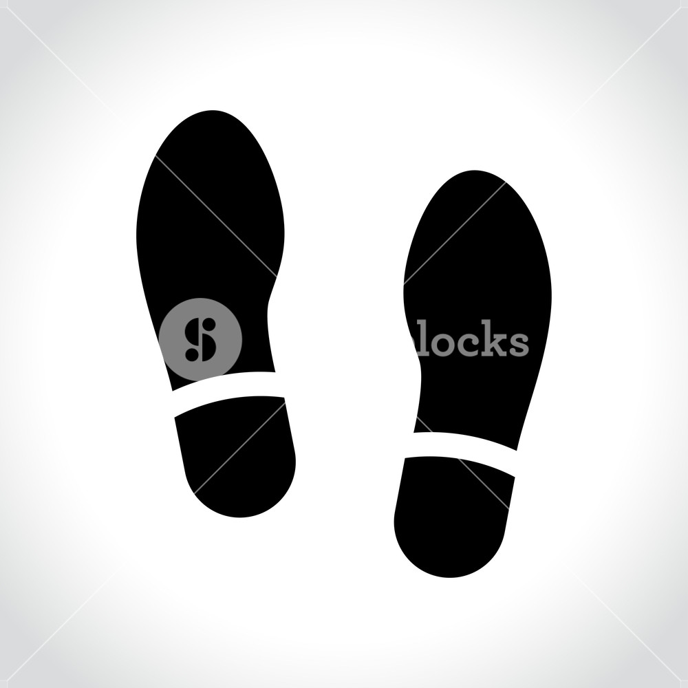1000x1000 Illustration Of Trail Icon On White Background Royalty Free Stock