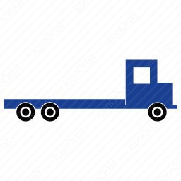 256x256 Six Wheeler Truck Trailer Icon