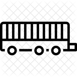 256x256 Trailer Icon Of Line Style