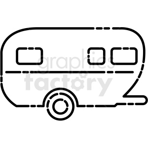 300x300 Camper Trailer Icon Clipart Royalty Free Gif, Png