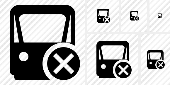 Train Cancel Icon Symbol Black Professional Stock Icon 580x290 Train Cancel Icon Symbol Black Professional Stock Icon