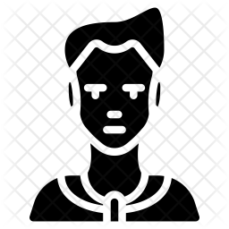 256x256 Gym Trainer Icon Of Glyph Style