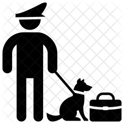 256x256 Dog Trainer Icon Of Glyph Style